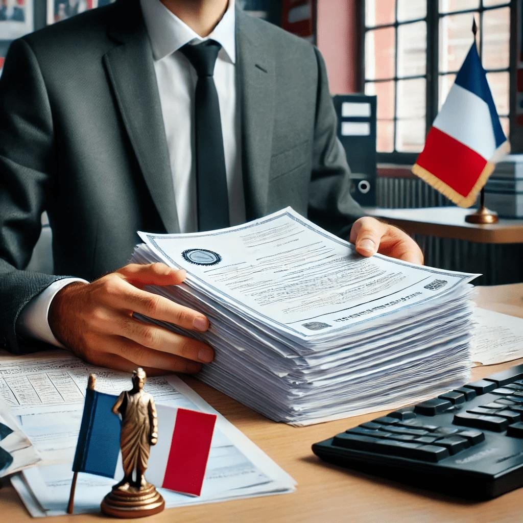 Exemple de courrier administratif créé sur PapierSchrono.fr